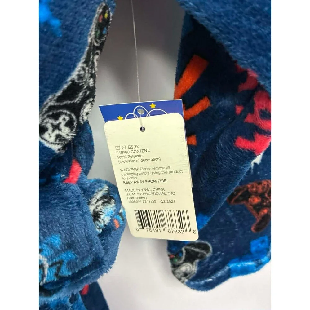 Modern Kids Plush X Box Robe With Pods Size Small